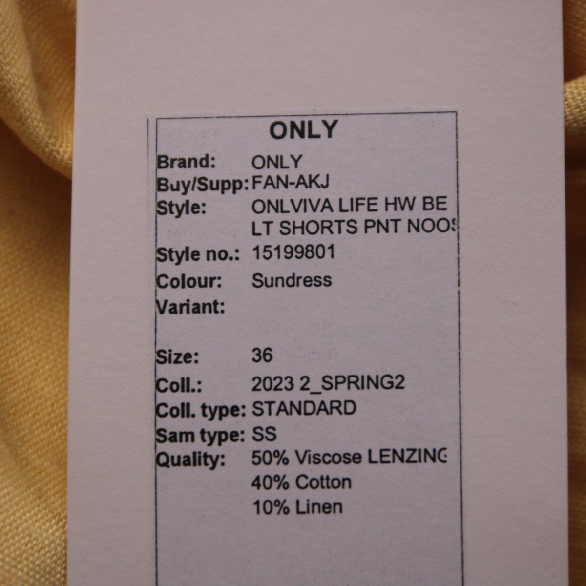 шорты Only