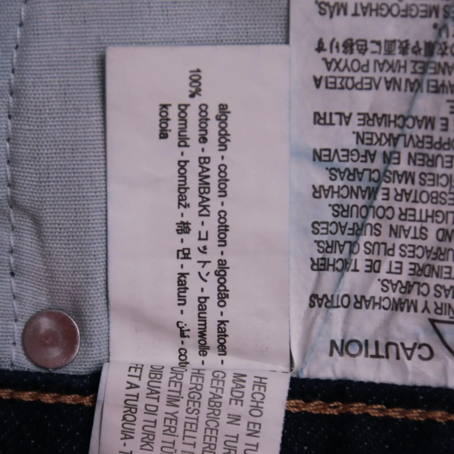 Тёмно-синяя джинсовая юбка ZARA с карманами, размер 48 (L)